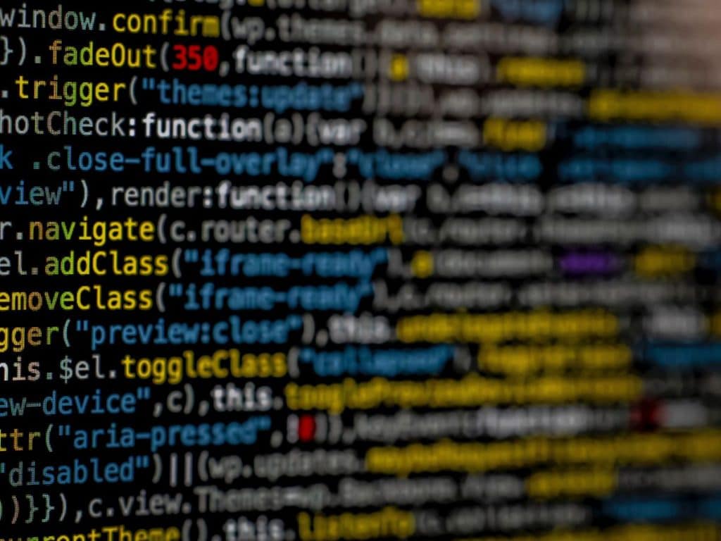 SBA-Cyber-Security-Summit-TEDC code on a computer screen