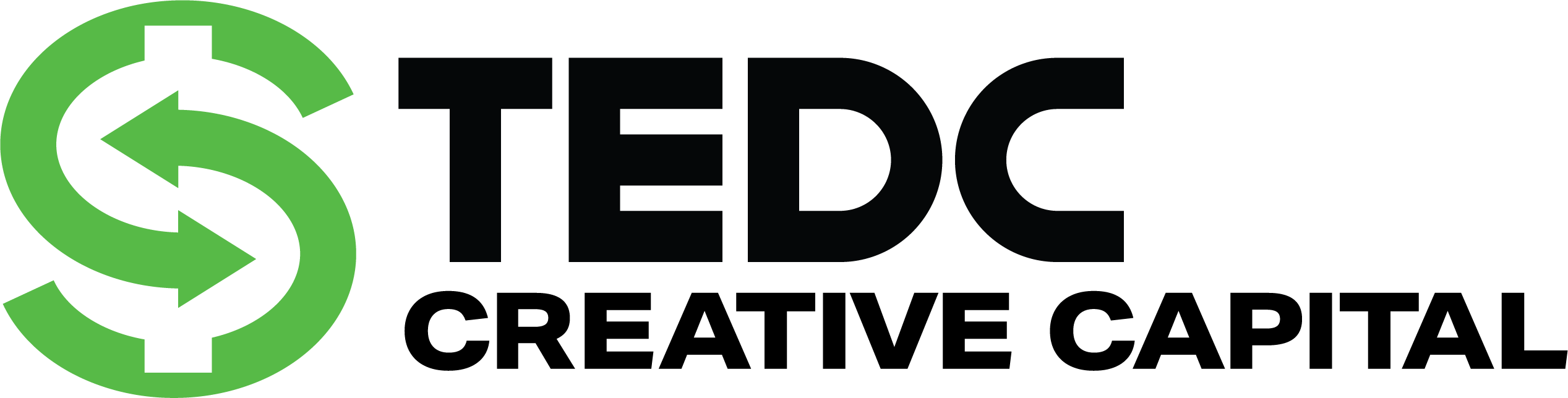 TEDC-CreativeCapital-Horizontal-PMS802+BLACK