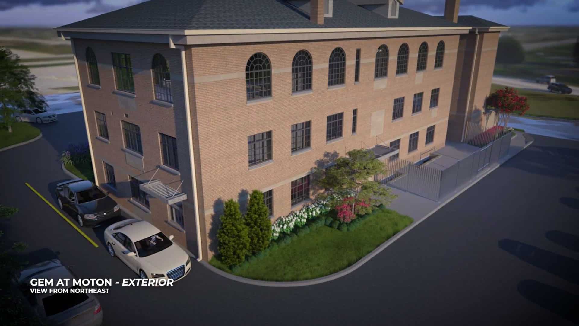 Back 3D Rendering