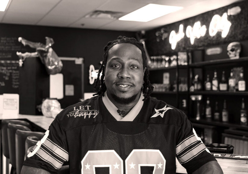 David Franklin standing in C’est Bon Kitchen & Libations